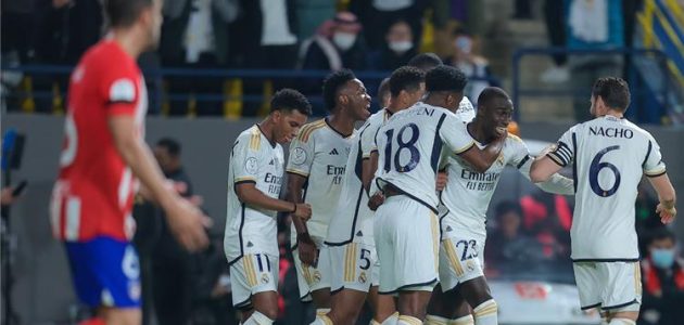 رجل مباراة ريال مدريد وأتلتيكو في نصف نهائي السوبر الإسباني