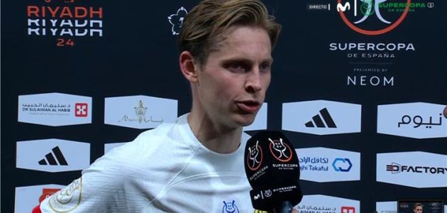 دي يونج: مستعدون لمواجهة ريال مدريد.. والتغييرات ساعدتنا للفوز على أوساسونا